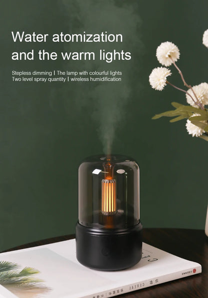 ZAPICO GlowMist Mini – Portable Aroma Diffuser, Night Light & Humidifier | Perfect Home Gift & Travel Essential