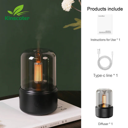 ZAPICO GlowMist Mini – Portable Aroma Diffuser, Night Light & Humidifier | Perfect Home Gift & Travel Essential