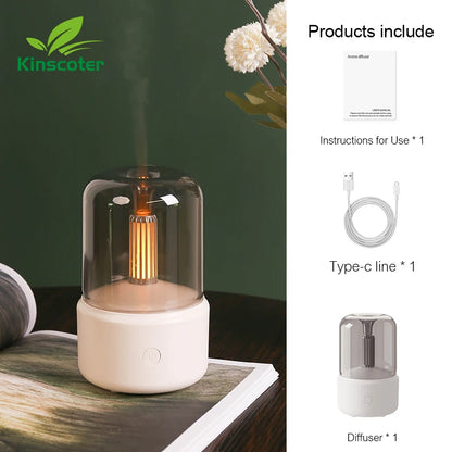 ZAPICO GlowMist Mini – Portable Aroma Diffuser, Night Light & Humidifier | Perfect Home Gift & Travel Essential