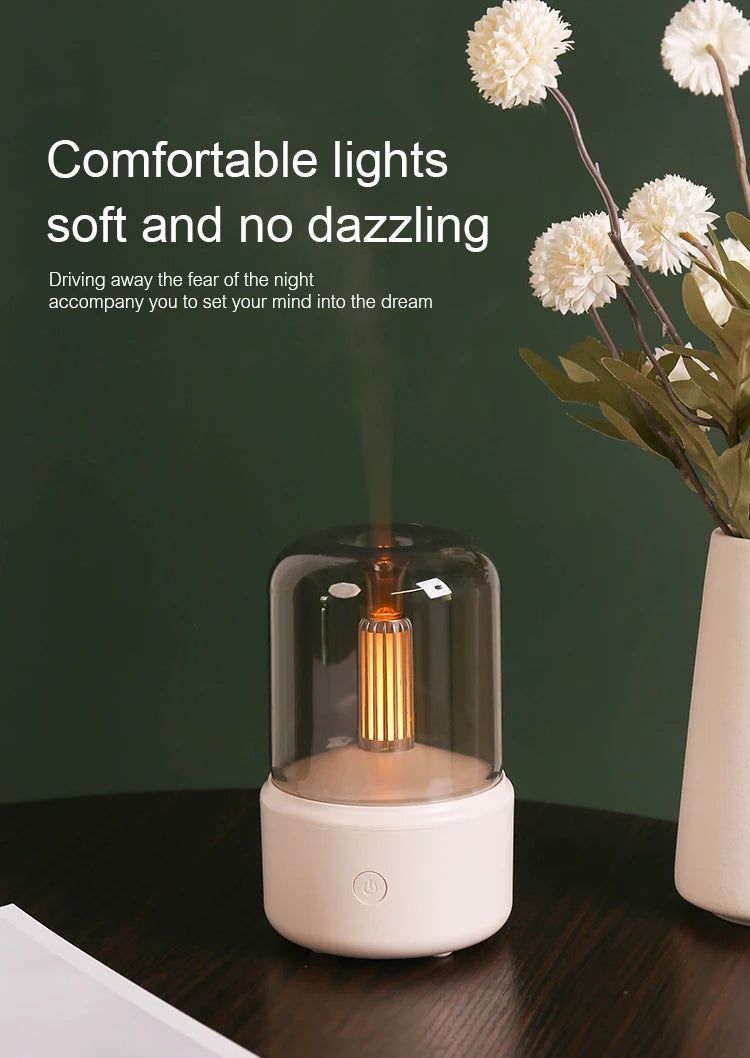 ZAPICO GlowMist Mini – Portable Aroma Diffuser, Night Light & Humidifier | Perfect Home Gift & Travel Essential