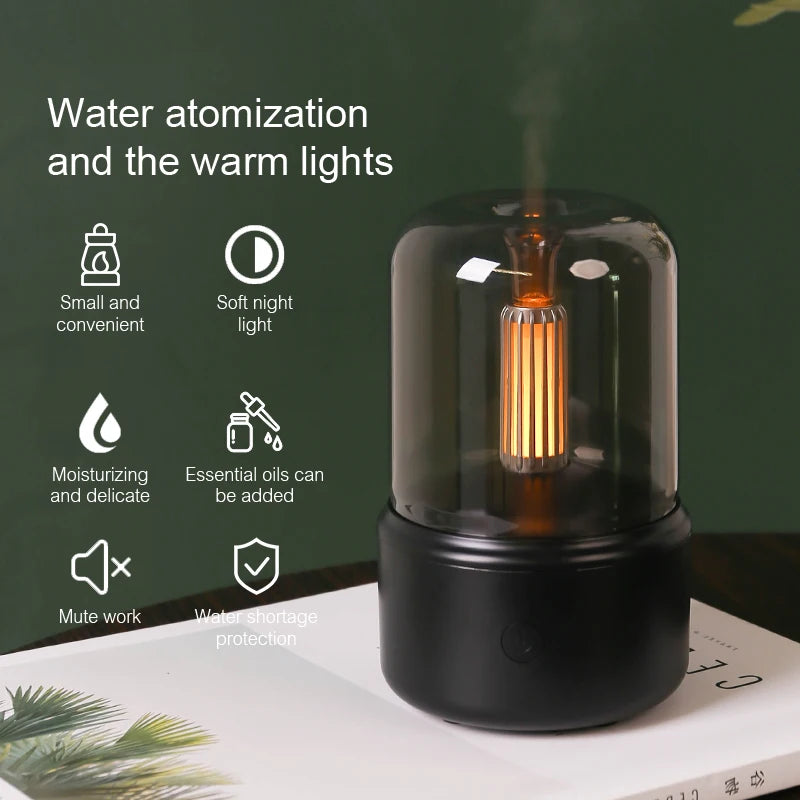 ZAPICO GlowMist Mini – Portable Aroma Diffuser, Night Light & Humidifier | Perfect Home Gift & Travel Essential