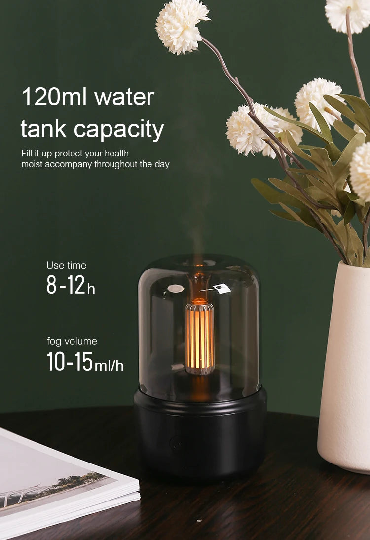 ZAPICO GlowMist Mini – Portable Aroma Diffuser, Night Light & Humidifier | Perfect Home Gift & Travel Essential